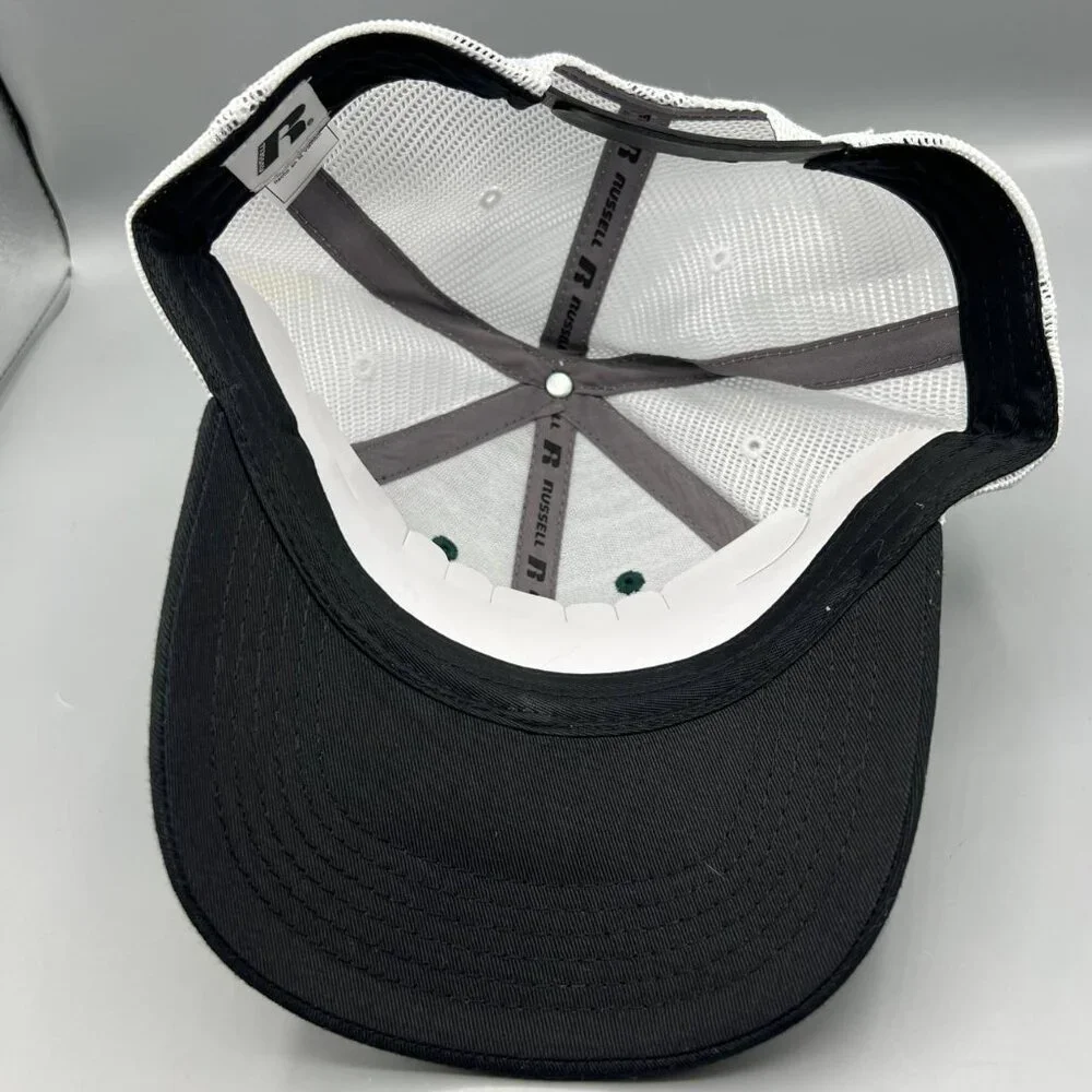 Michigan State Spartans Trucker Hat‎ Men Green Black Russell Snap Back Cap New